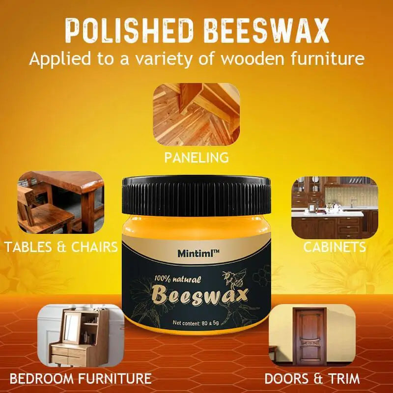 100% Organic Wood Restoration Beeswax