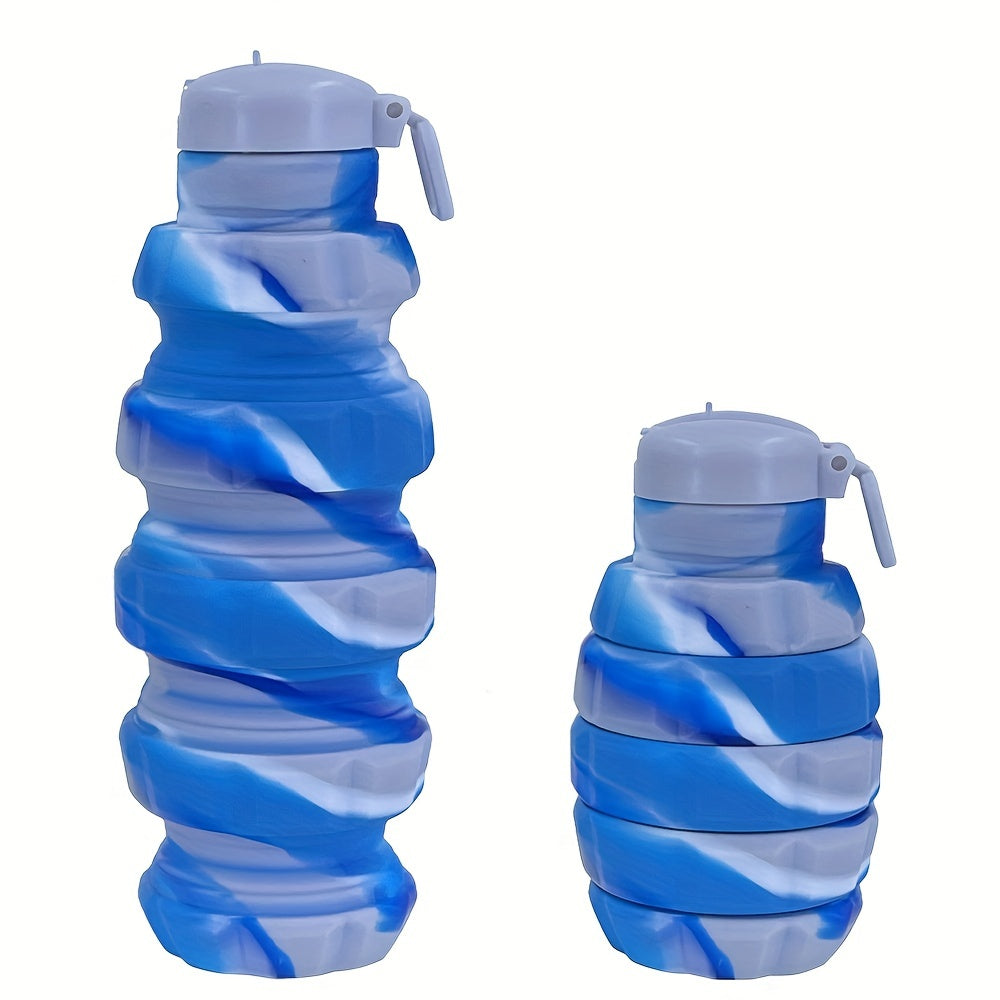 Collapsible Silicone Sports Water Bottle