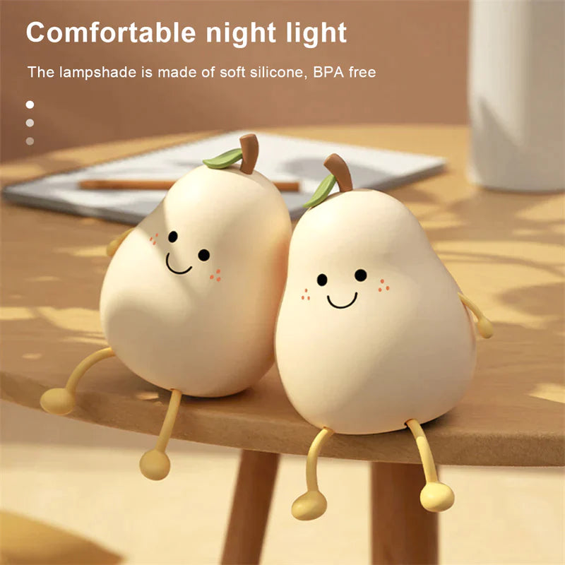 PearLamp™ | Rechargeable Dimmable Touch Lamp With 7 Different Colors!
