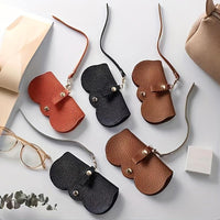 Thumbnail for Soft Leather Sunglasses Bag