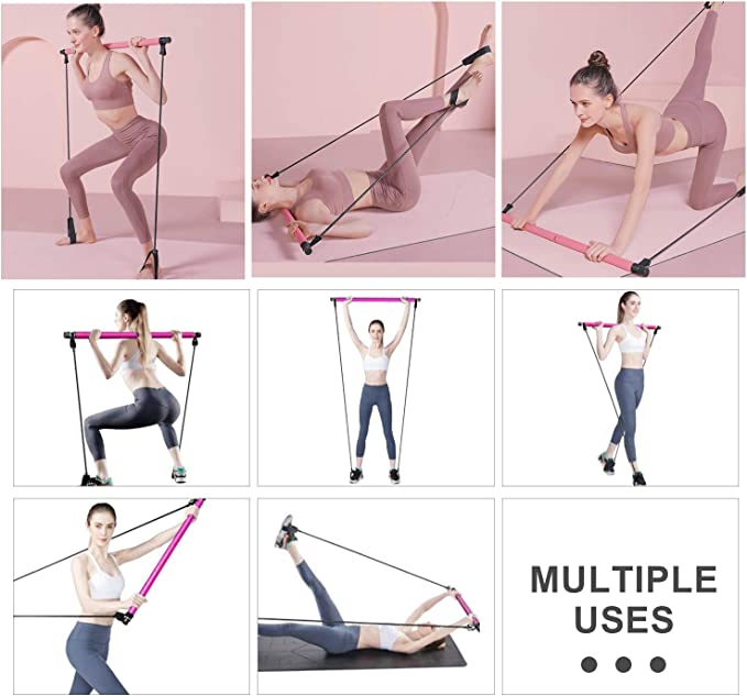 Pilates Bar Kit with Resistance Bands