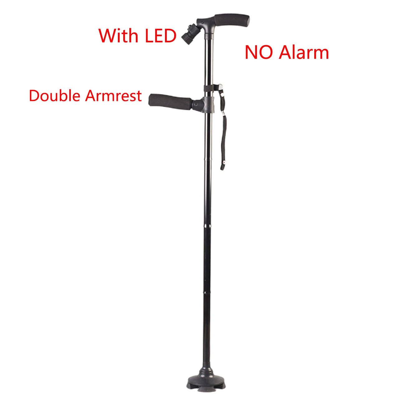 LuminCane: Premium Folding Cane with SOS Features