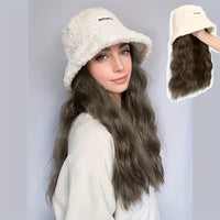 Thumbnail for Winter Glamour Ripple Wig Hat