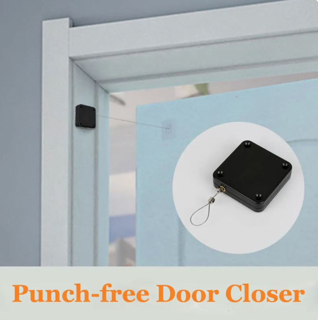 🔥LAST DAY SPECIAL SALE 66% OFF🔥 Punch-Free Automatic Door Closer