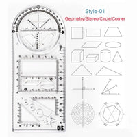 Thumbnail for Nearockle Multifunctional Geometric Ruler