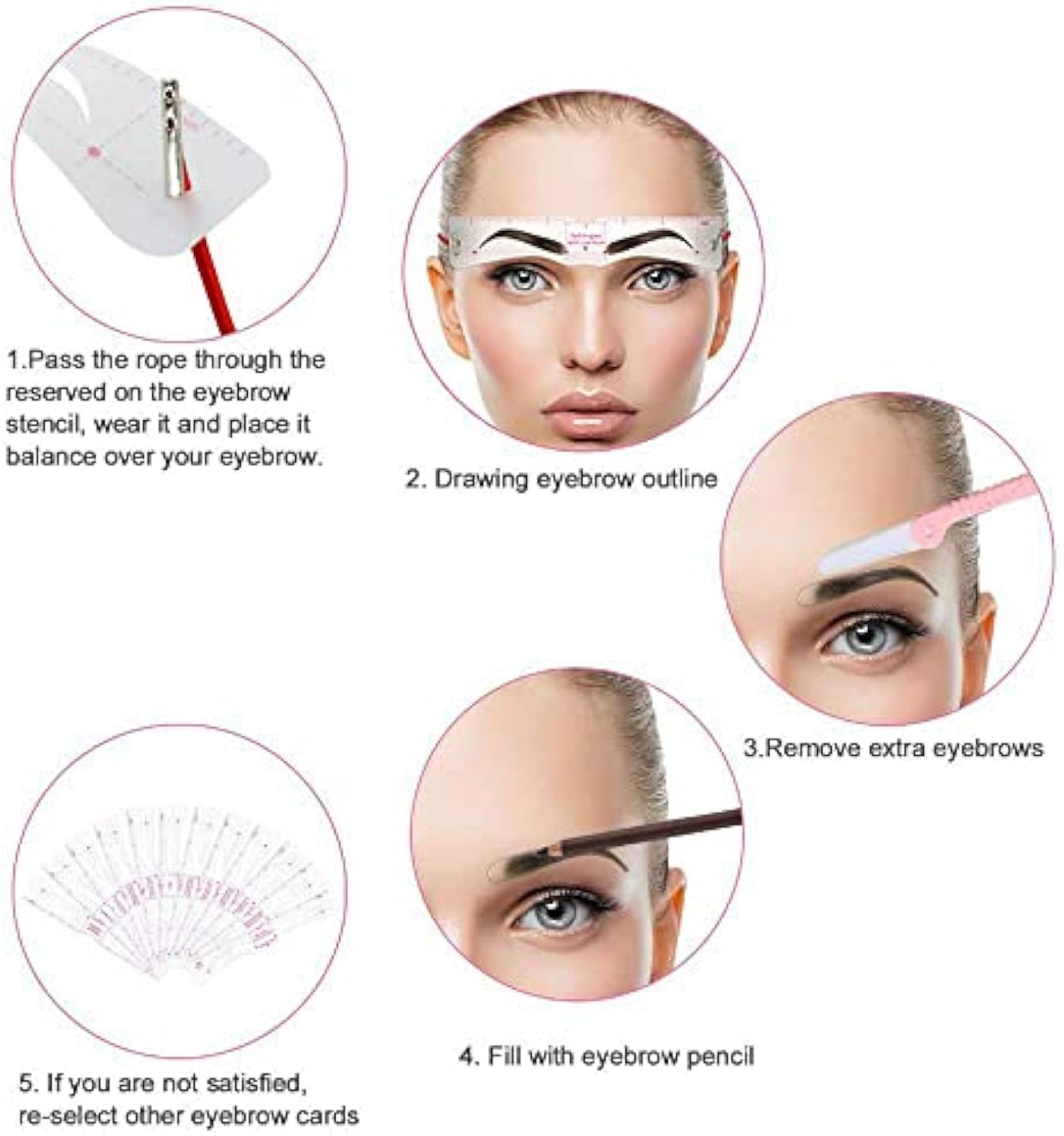 🌲 Early Christmas Sale - SAVE OFF 60% 🎁 Eyebrow Stamp Stencil Kit
