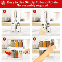 Thumbnail for Double-Tier Rotating Spice Rack Organizer for Kitchen🔥 The Last Day 30% OFF 🔥