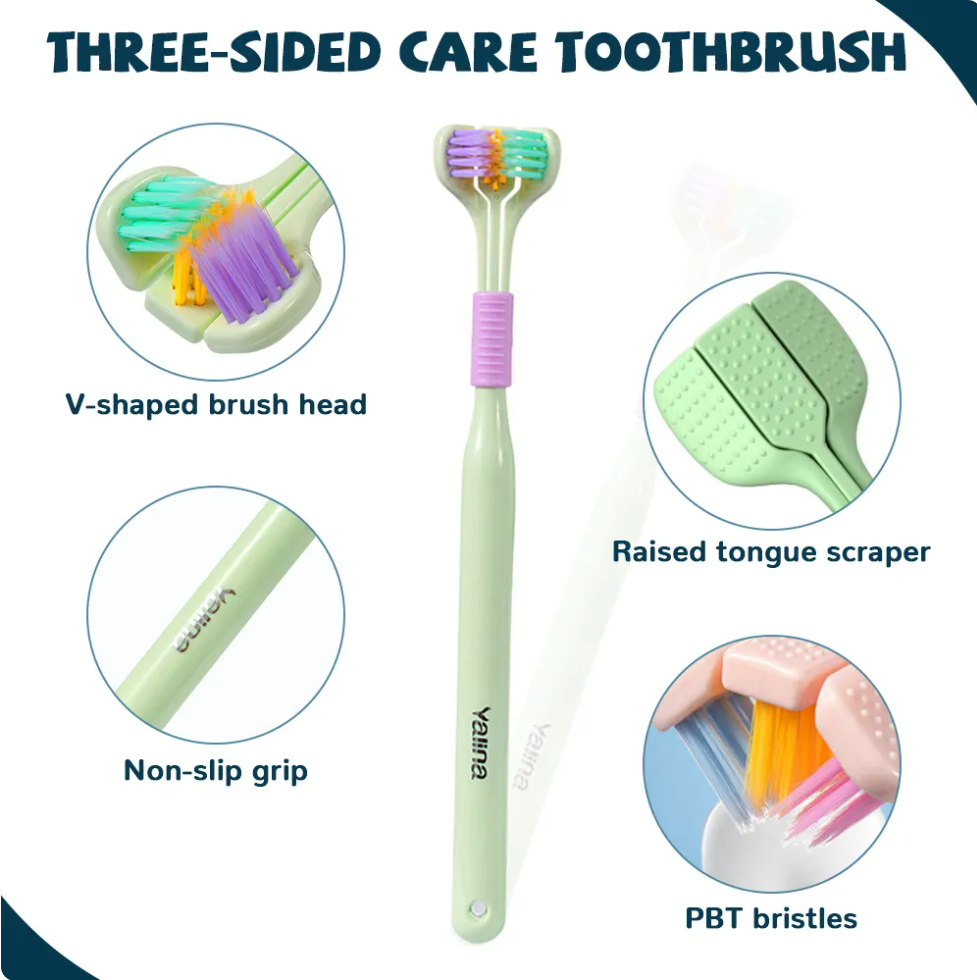 🔥Last Day Special Sale 65% OFF🔥Three-Sided Soft Hair Tooth Toothbrush