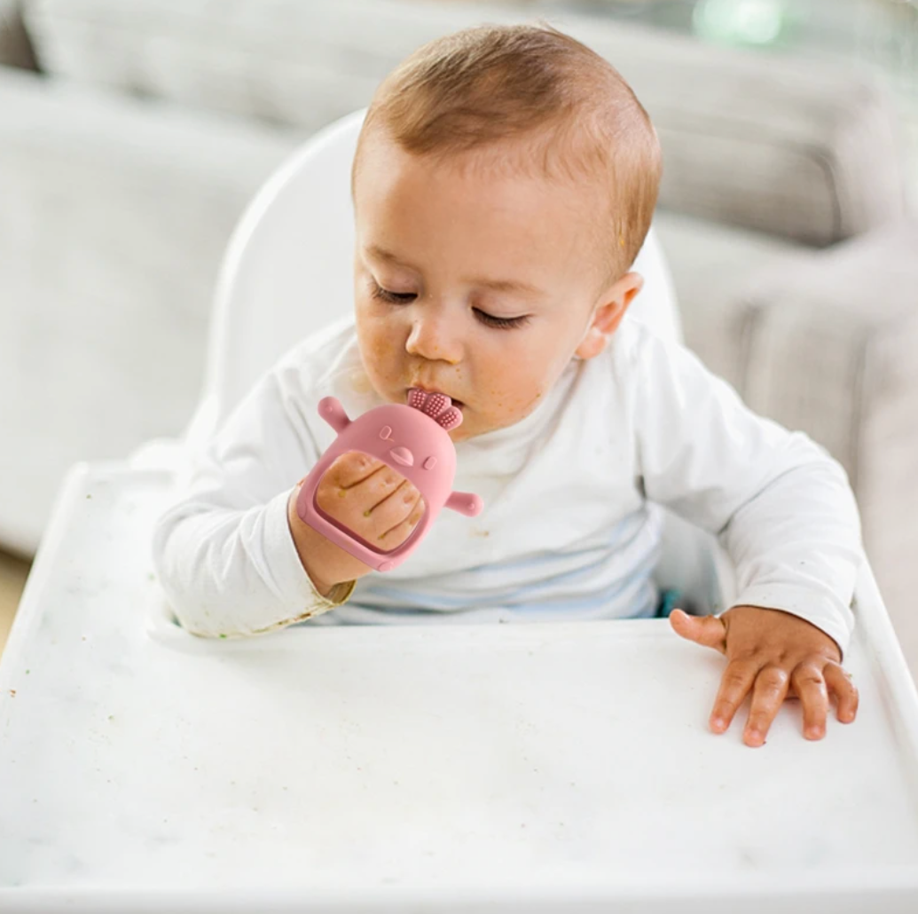 Baby Teether Chick Gloves