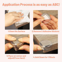 Thumbnail for Silicone Corner Protectors for Baby (10pcs)