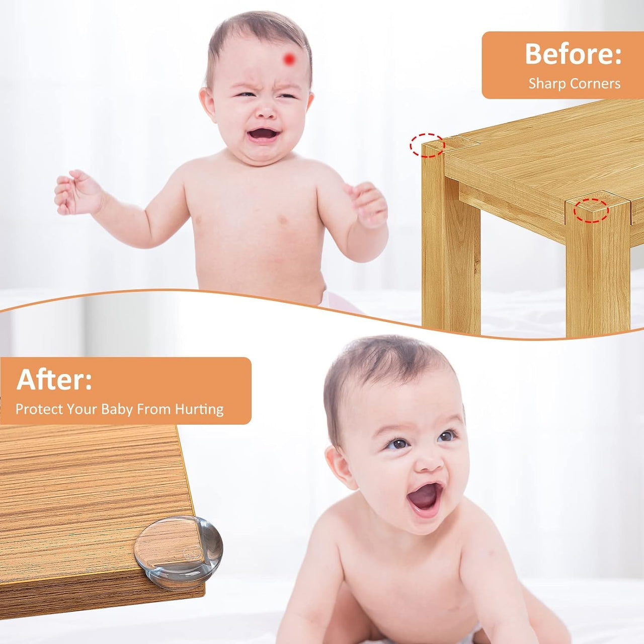 Silicone Corner Protectors for Baby (10pcs)