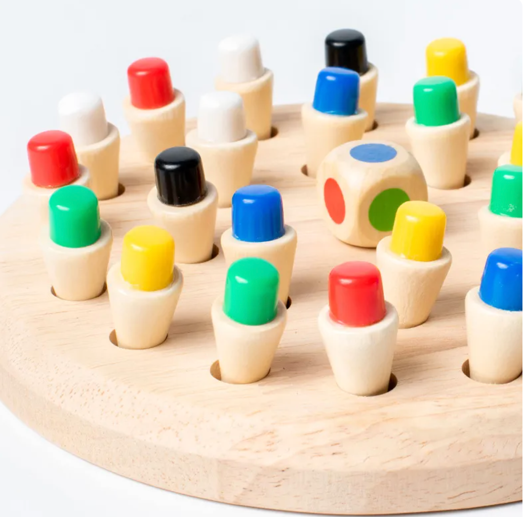 Multicolor Memory Chess Board Game