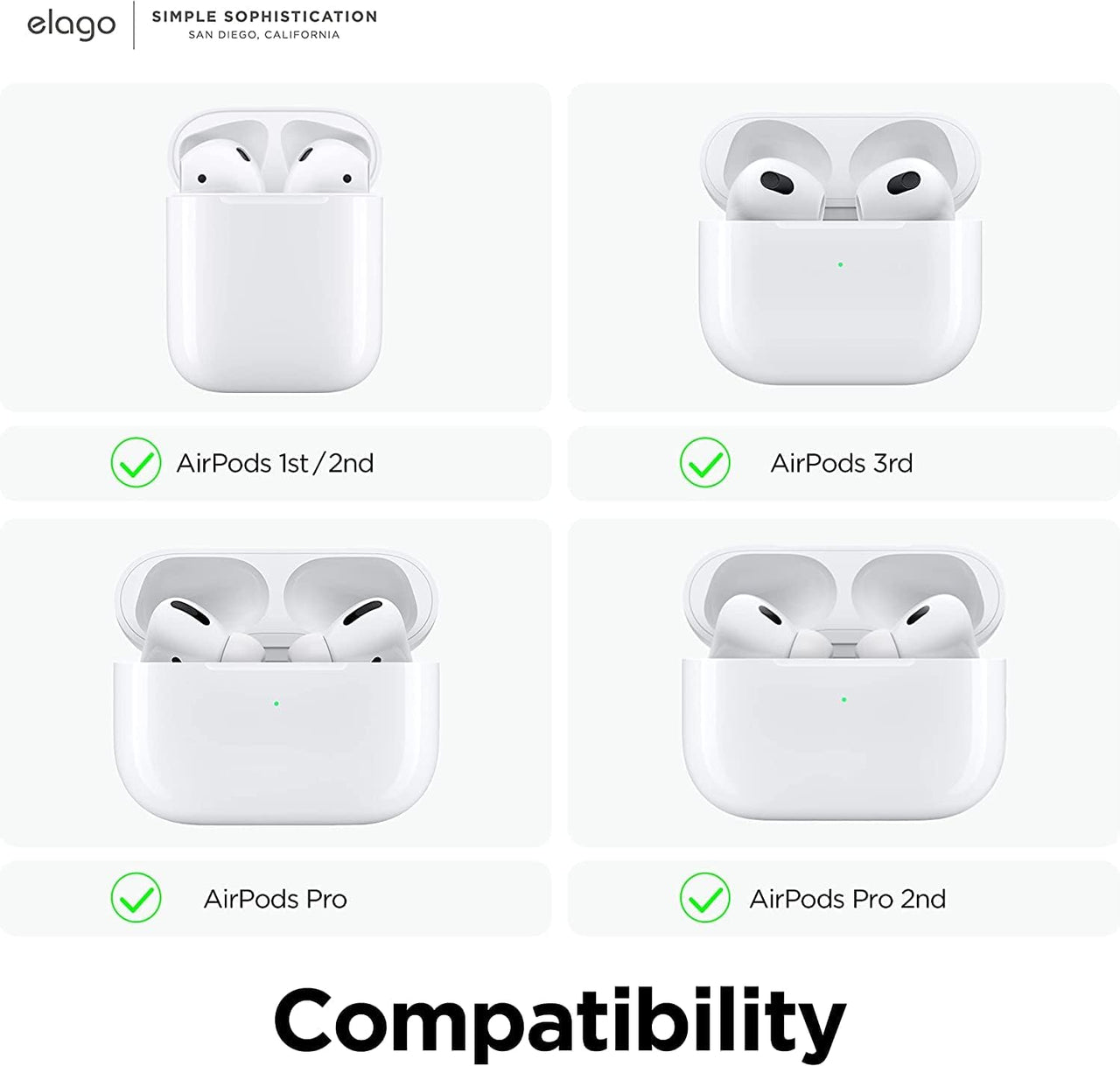 Pairs Silicone Ear Hooks for Apple AirPods 123