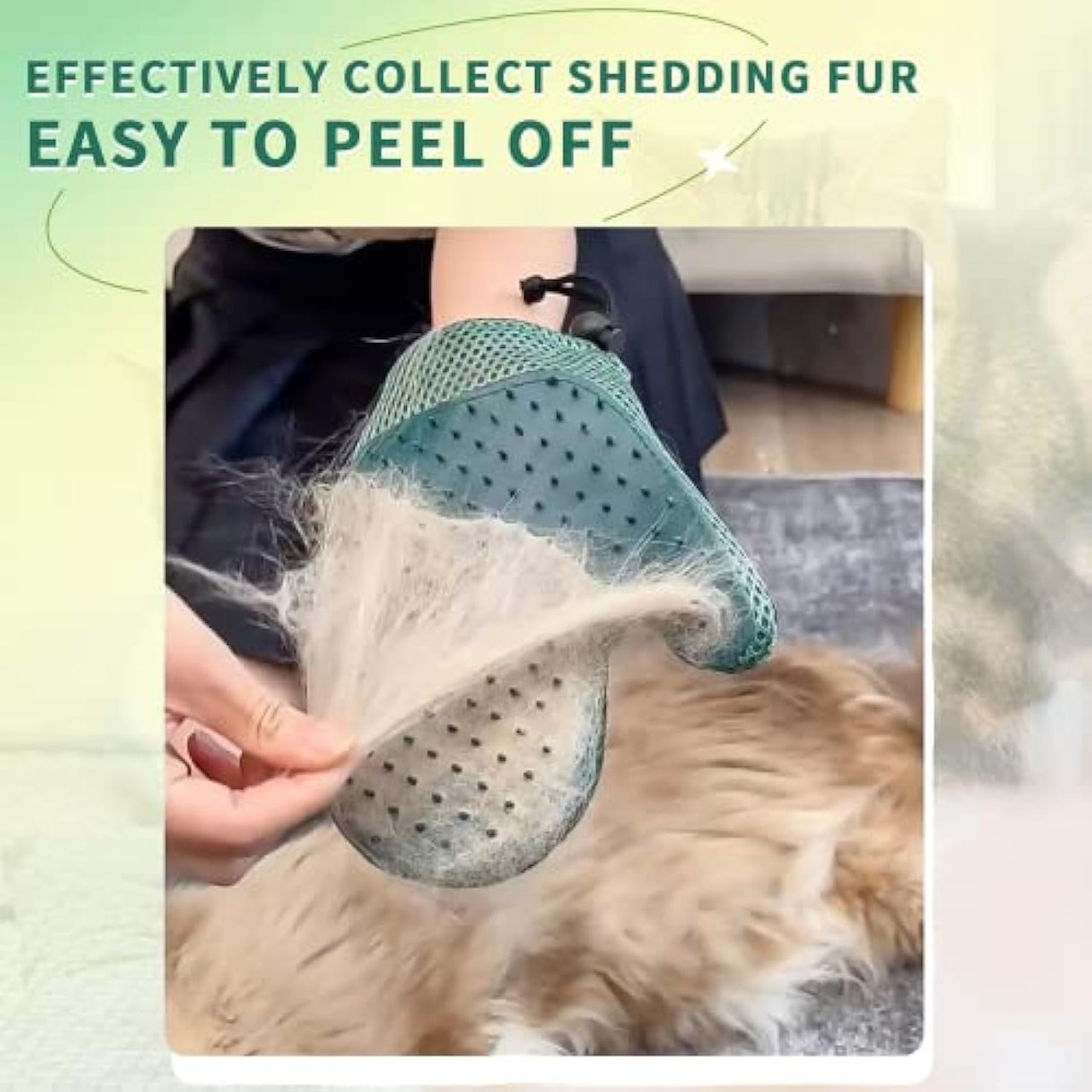 2 in 1 Pet Hair Glove & Pet Fur Remover Glove