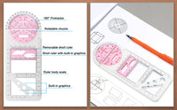 Thumbnail for Nearockle Multifunctional Geometric Ruler