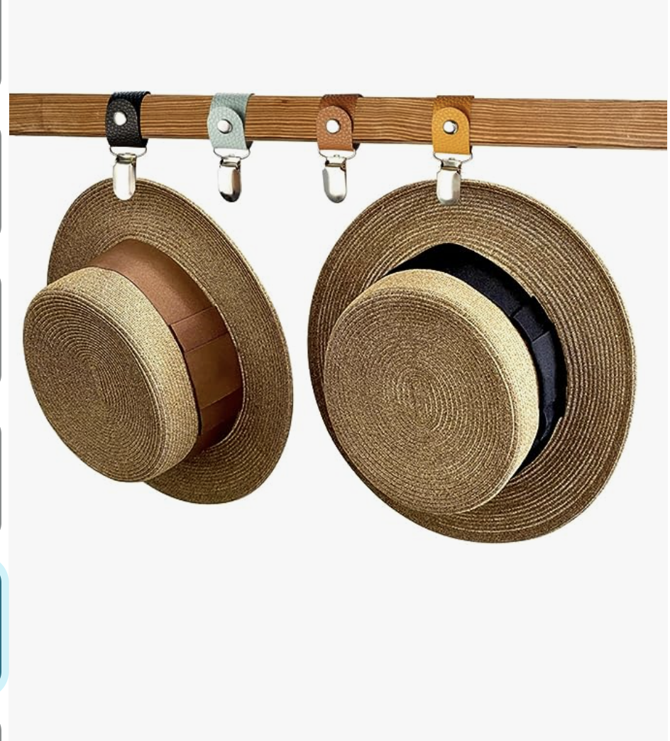 PU leather Hat Clip for Travel