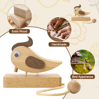 Thumbnail for Creative Wooden Woodpecker Doorbell