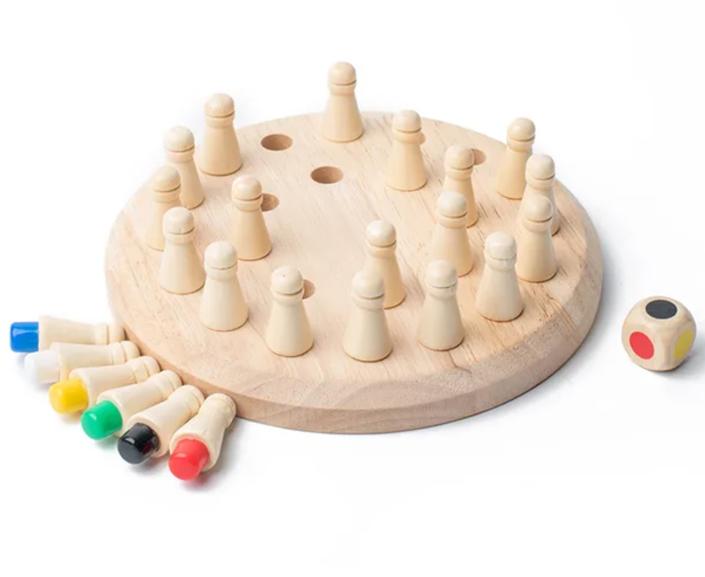 Multicolor Memory Chess Board Game