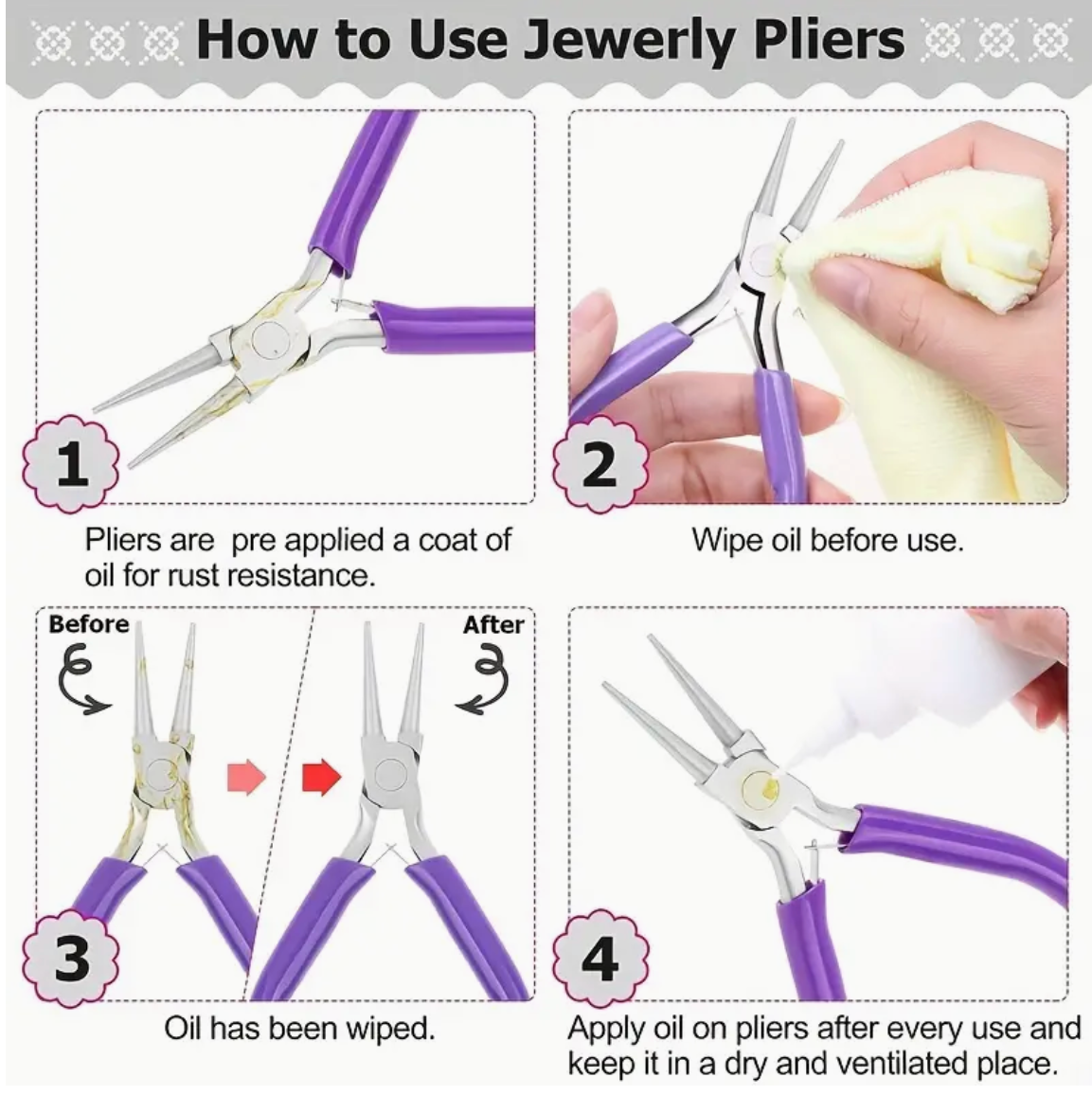 Jewelry Making Pliers Tool Kit
