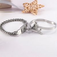 Thumbnail for 🌲Early Christmas Sale - SAVE OFF 60%🎁 Bracelets Love Heart Key Lock