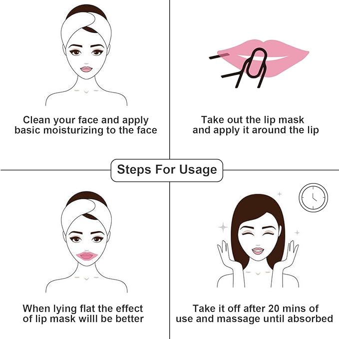 Moisturizing Collagen Lip Masks