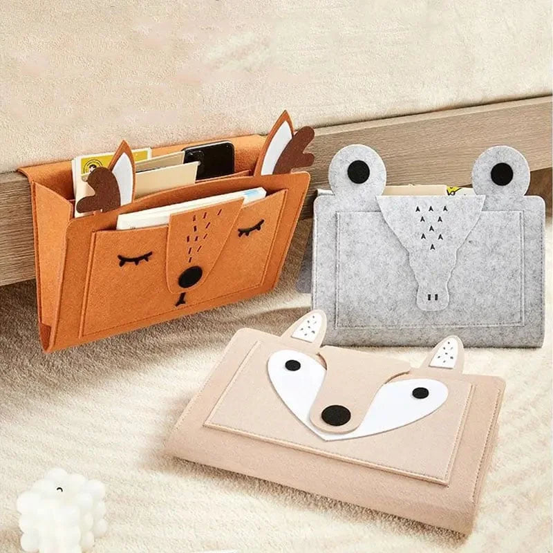 Cartoon Graphic Bedside Storage Bag