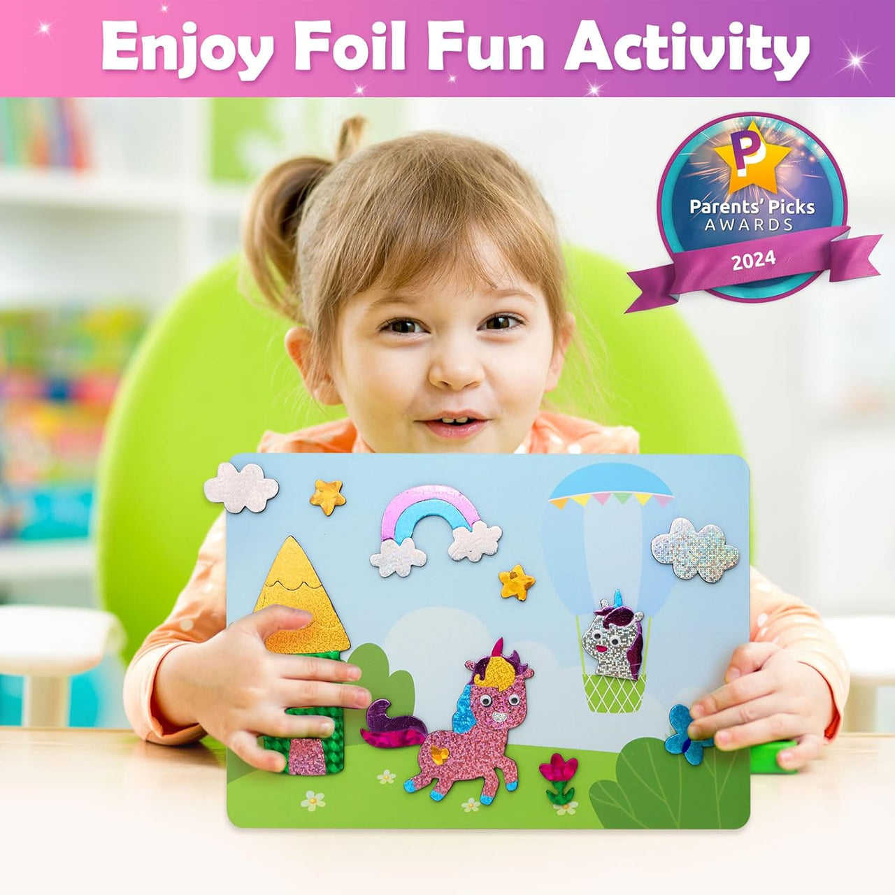 Foil Art Craft Activity for Kids