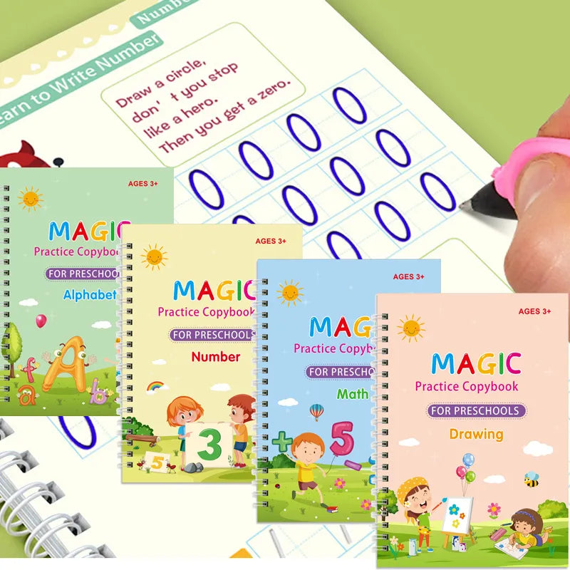 Reusable Children's Magic Copybooks