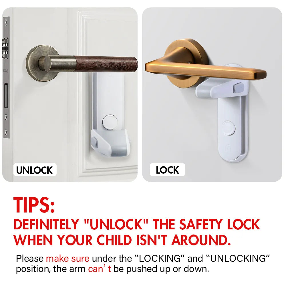 🔥The Last Day 43% OFF🔥Door Lever Handle Lock - Baby Proofing Door Lock