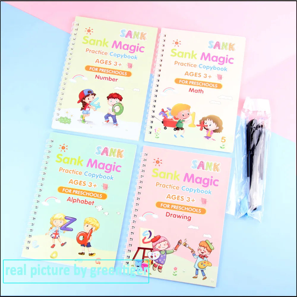 Reusable Children's Magic Copybooks