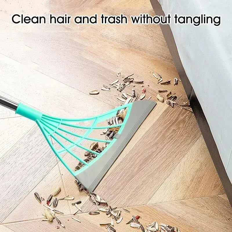 Squeeze Silicone Broom Sweeping Water and Pet Hair
