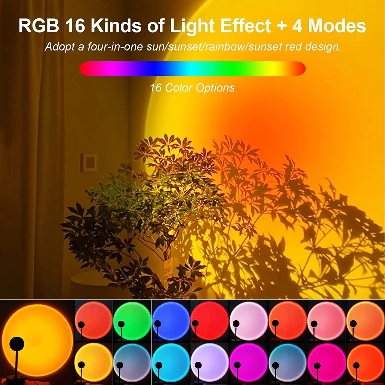🔥The Last Day 51% OFF🔥Sunset Projector Lamp