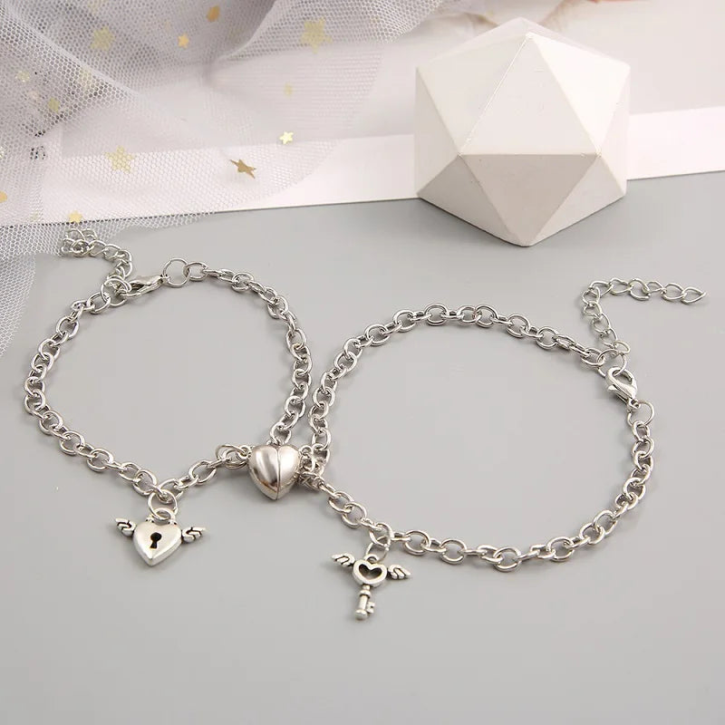 Magnetic Couple Heart Bracelet💝Best Gift For Couple💝