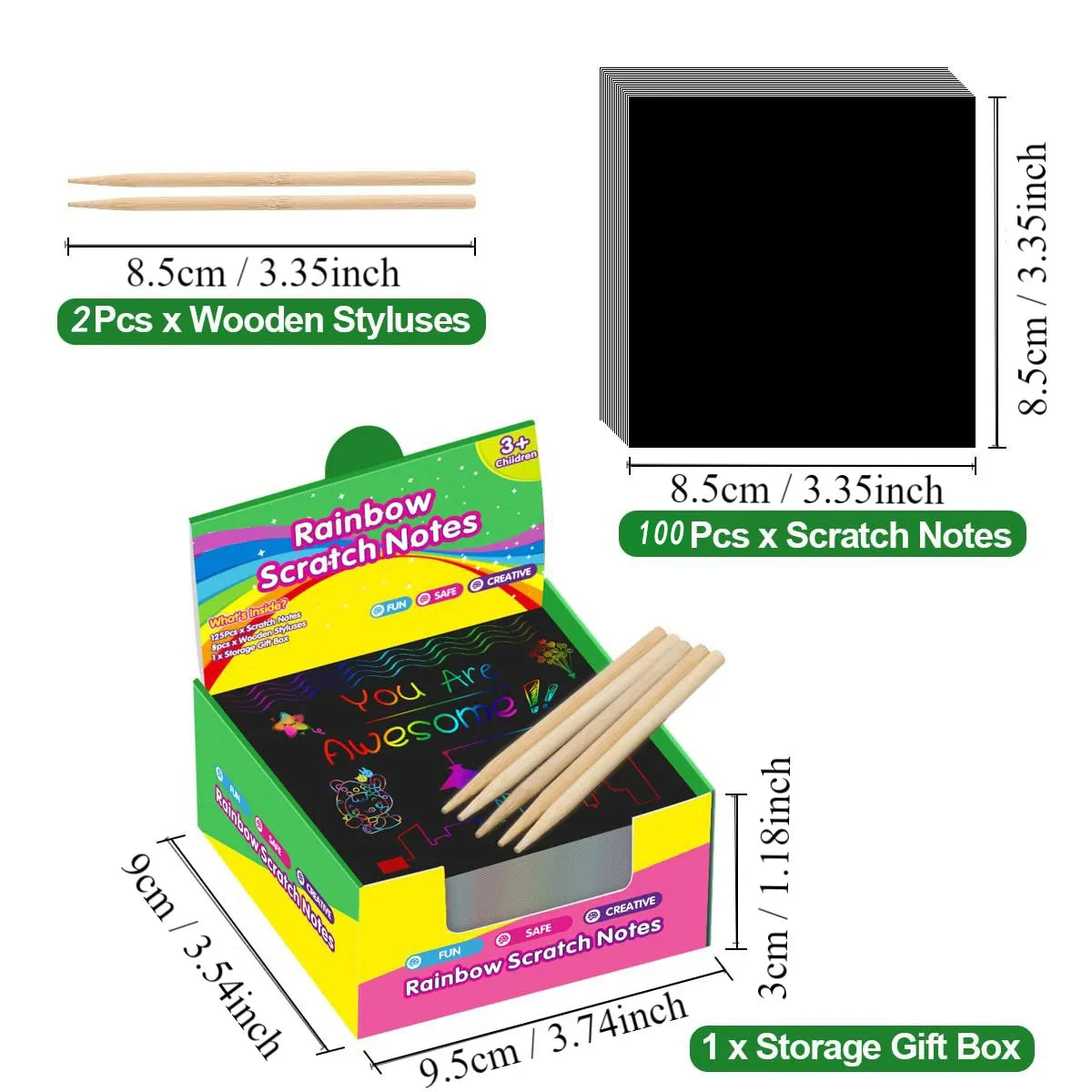 Rainbow Magic Scratch Art Set