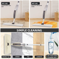 Thumbnail for Magic Flat Mop and Broom Set for Effortless Floor Cleaning