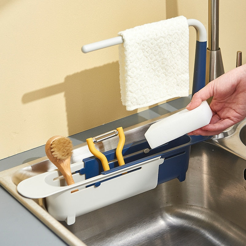 Retractable Sink Storage Shelf