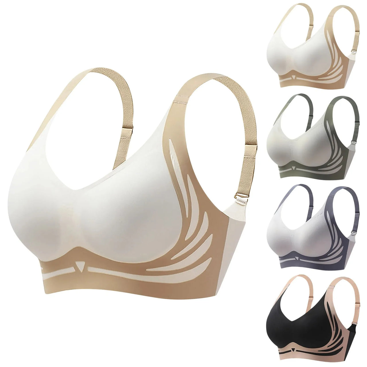 LiftEase Wire-Free Push-Up Bra