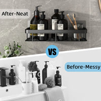 Thumbnail for ShowerCaddy™ Wall-Mounted Double Bathroom Shelf