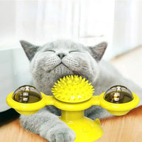 Thumbnail for Interactive Pinwheel Cat Toy