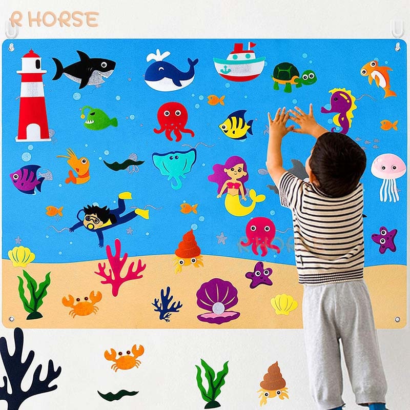 Magic Felt Learning Board for Early Education