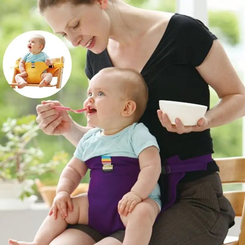 Travel Baby High Chair: Foldable, Washable, Safe
