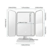 Thumbnail for iMirror™ Tri-Fold LED Makeup Mirror