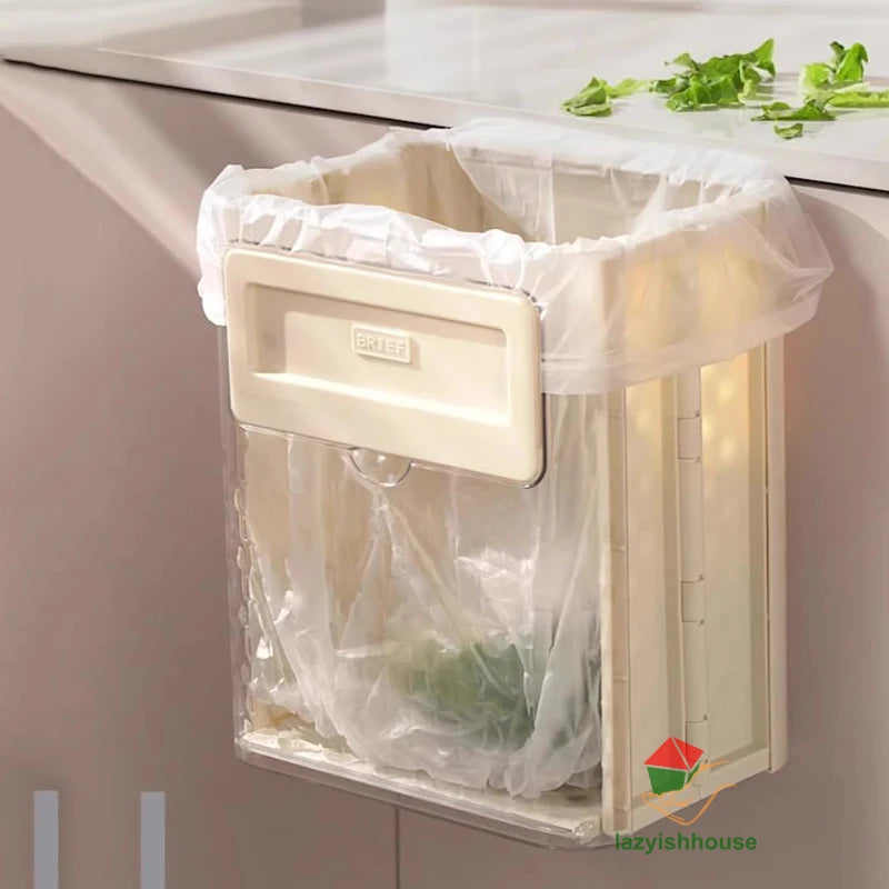 Kitchen Trash Can Plastic Collapsible