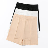 Thumbnail for Double-layer Front CrotchIce Silk Safety Shorts