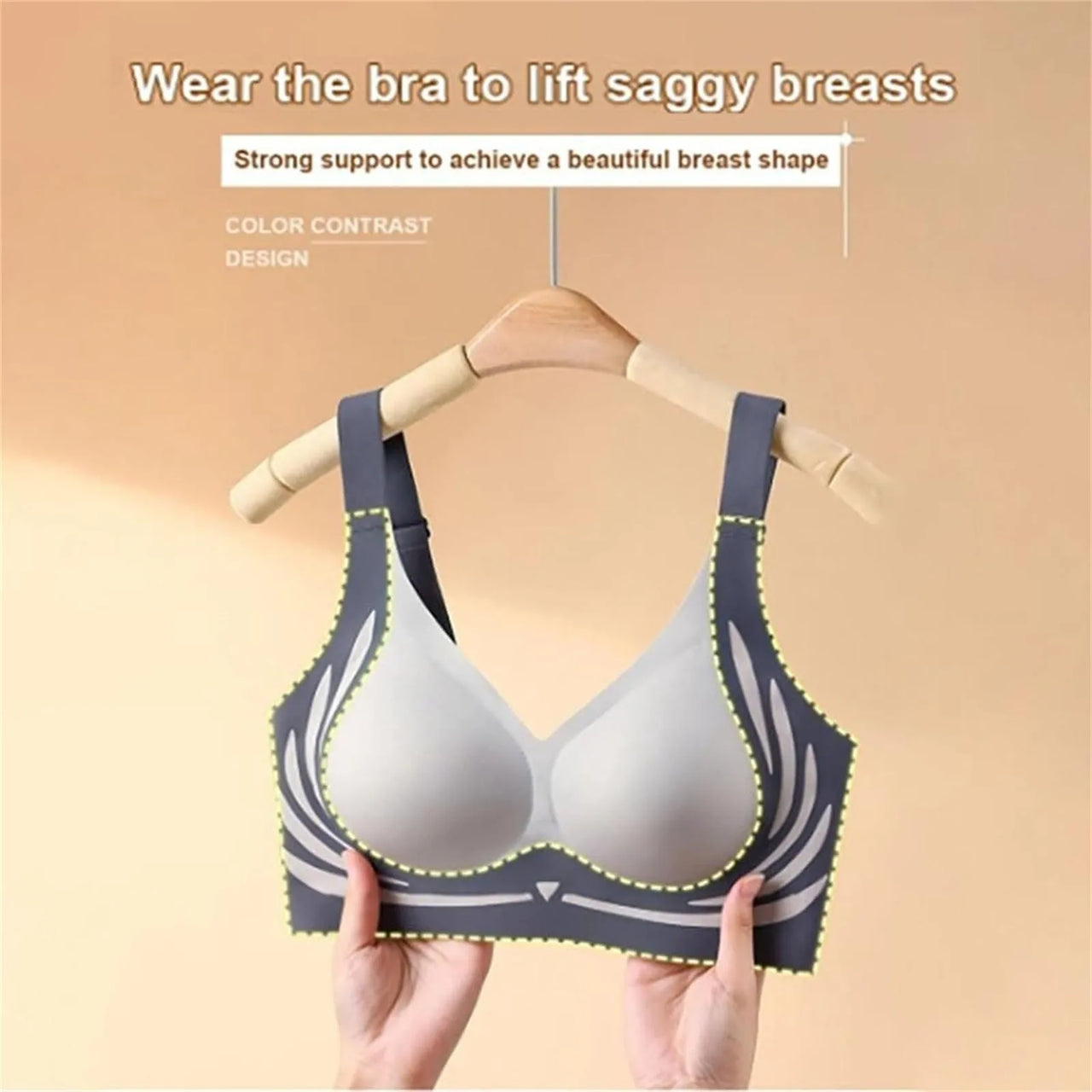 LiftEase Wire-Free Push-Up Bra