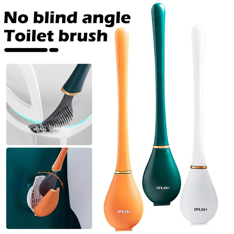 Modern Home Flexible Silicone Toilet Brush