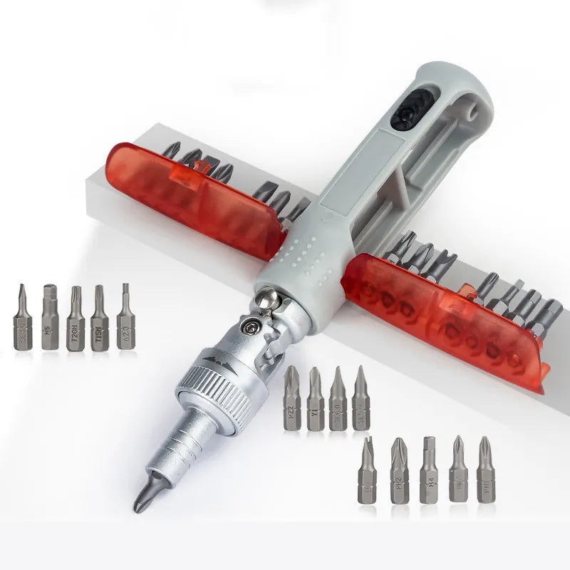 15 In 1 Multi-Angle Ratchet Screwdriver Set