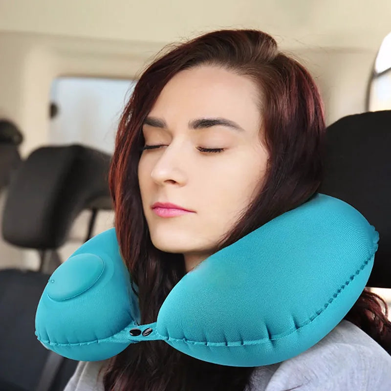 Inflatable Travel Comfort Pillow