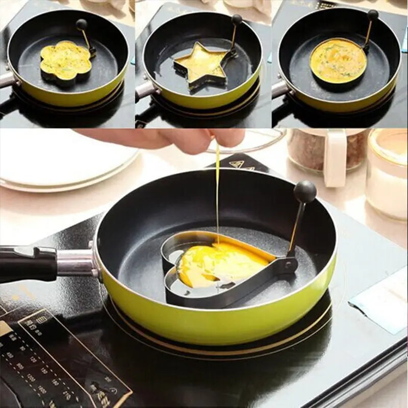 EggForm 5-Piece Stainless Steel Molds