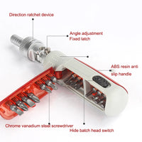 Thumbnail for 15 In 1 Multi-Angle Ratchet Screwdriver Set